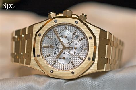 royal oak gold|gold royal oak chronograph.